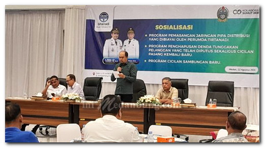 Dukung Program Gubernur Sumut: Perumda Tirtanadi Gratiskan Biaya Pemasangan Pipa Distribusi Air Bersih ke Masyarakat