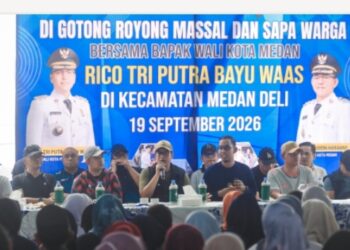 Sapa Warga Medan Deli, Rico Waas Tuntaskan Keluhan KTP hingga Pastikan Gang Cipto Diperbaiki Tahun Ini
