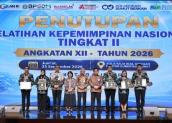 Tiga Pejabat Pemko Medan Raih Predikat ‘Peserta Teristimewa’ PKN Tingkat II 2026
