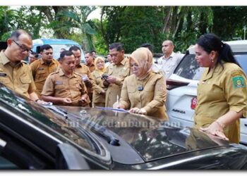 Plt. Bupati Langkat Tiorita Gebrak Penertiban Aset, Seluruh Kendaraan Dinas Diperiksa