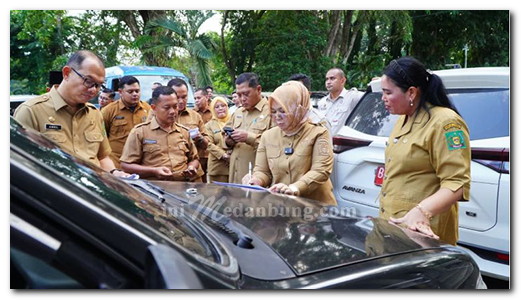 Plt. Bupati Langkat Tiorita Gebrak Penertiban Aset, Seluruh Kendaraan Dinas Diperiksa