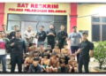 Macan Polres Pelabuhan Belawan Terkam 13 Pemuda Pelaku Bentrok dan Geng Motor