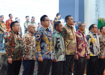 Ikuti Rakor Penguatan Tata Kelola Pemerintahan Daerah dan Pencegahan Korupsi, Rico Waas Tandatangani Komitmen Bersama