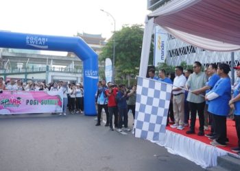 Lepas Jalan Sehat Spark Go To Campus, Wali Kota Medan Tekankan Pentingnya Edukasi Kesehatan Reproduksi