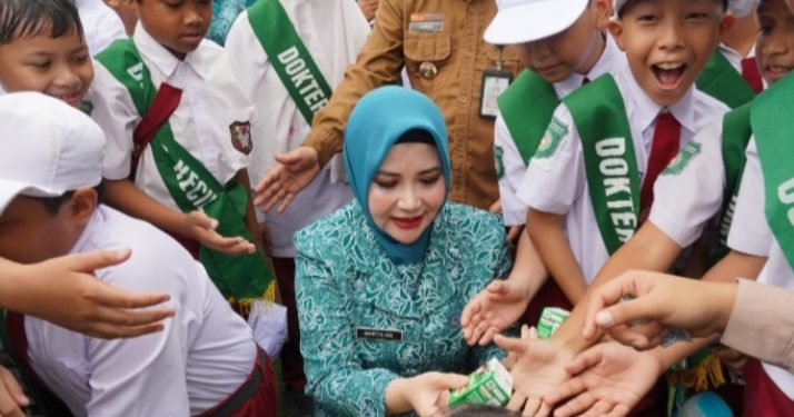 Bangun Generasi Sehat, Martinijal Zakiyuddin Harahap Ajak Anak-Anak Biasakan Cuci Tangan Pakai Sabun