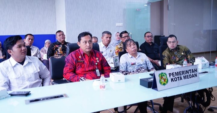 Pemko Medan Ikuti Sosialisasi Clearance Pejabat BUMD Secara Virtual