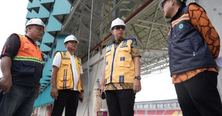 Rico Waas Kawal Penyelesaian Stadion Teladan, Sejumlah Bagian Masih Perlu Dibenahi