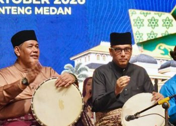 Buka Pekan Budaya Medan 2026, Rico Waas Main Gendang Melayu Deli dan Ajak Masyarakat Rawat Warisan Leluhur