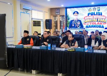 Secara Virtual, Zakiyuddin Harahap Ikuti Press Conference Kapolri dan Deklarasi Polisi Bersama Masyarakat Menolak Narkoba