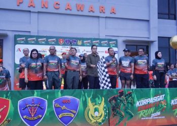 Rico Waas Lepas Ribuan Peserta Korpasgat Charity Run 2026, Olahraga Jadi Gerakan Kepedulian