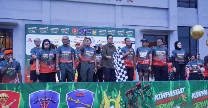 Rico Waas Lepas Ribuan Peserta Korpasgat Charity Run 2026, Olahraga Jadi Gerakan Kepedulian
