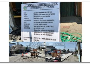 “Geger” Gubsu ‘Dikibuli’ Dinas BMBKCK Sumut, Proyek Jalan Veteran Senilai Rp. 4,9 M Mangkrak jadi Sumpah Serapah