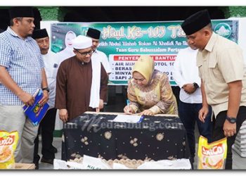 Plt. Bupati Tiorita Serahkan Bantuan Haul ke-103, Titip Doa untuk Keberkahan Langkat