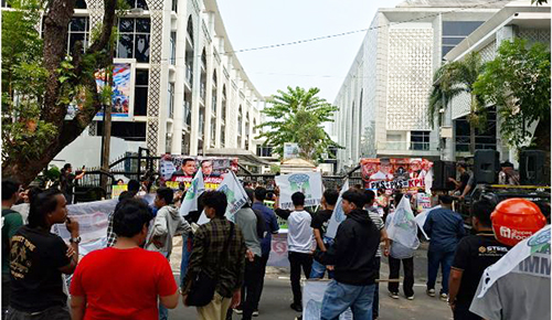 Masih Permasalahkan Seleksi KPID KAMMI Sumut “Gruduk” DPRD Soalkan Anggaran Sosper