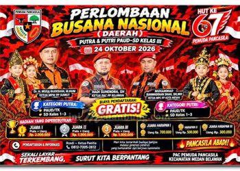 HUT Pemuda Pancasila ke-67 PAC PP Belawan Mengadakan Perlombaan Tiga Acara