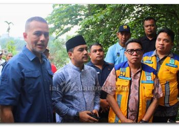 Dampingi Komisi V Tinjau Tanggul Sungai Padang, Wali Kota Tebing Tinggi Apresiasi Perhatian Pemerintah Pusat dan DPR-RI