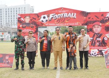 Hadiri Pembukaan Turnamen Football Cup HUT ke-67 Pemuda Pancasila, Wali Kota Medan: Tunjukkan Semangat Sportivitas dan Kekeluargaan